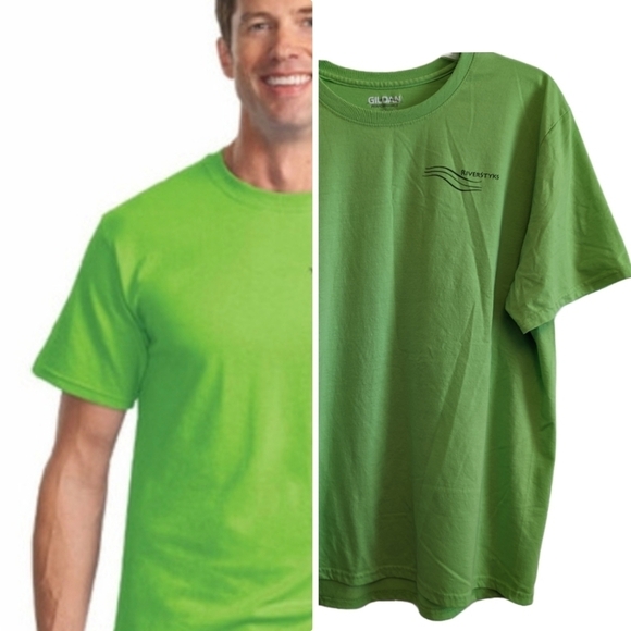 PICKLEBALL RIVERSTYKS Lime Green Performance Tshirt - Picture 5 of 5